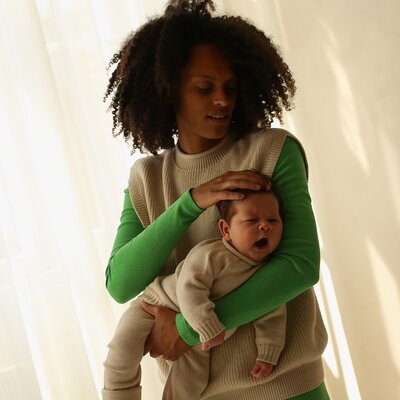 Sweater Georgette cream