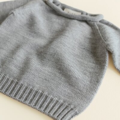 Sweater Georgette grey melange Sweater Georgette grey melange