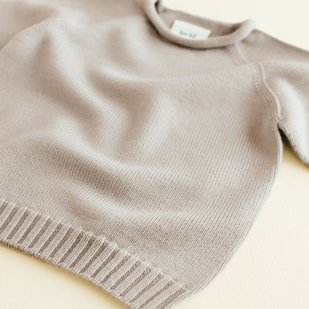 Sweater Georgette pebble