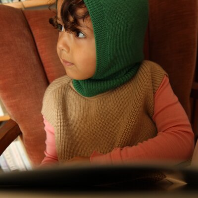 Balaclava Eddy duo blue/grass Balaclava Eddy duo blue/grass