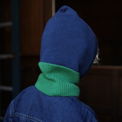Balaclava Eddy duo blue/grass Balaclava Eddy duo blue/grass