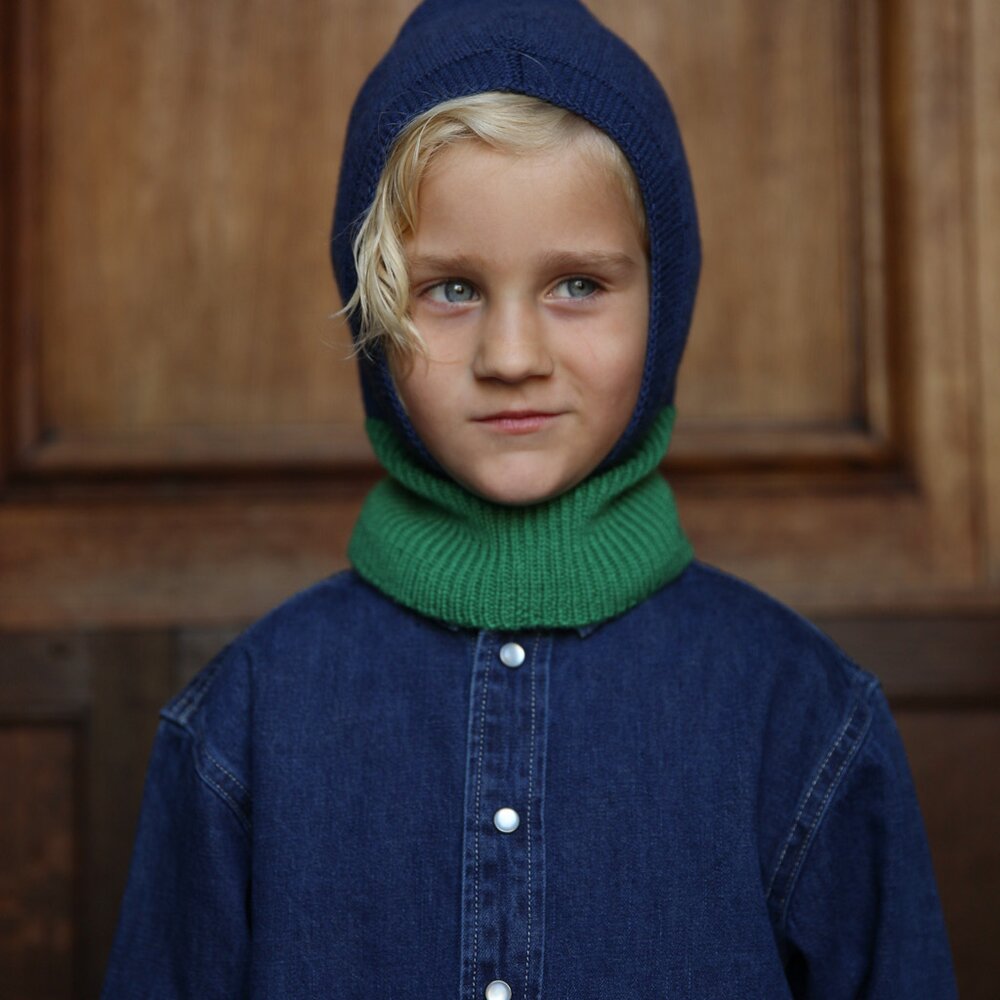 Balaclava Eddy duo blue/grass Balaclava Eddy duo blue/grass