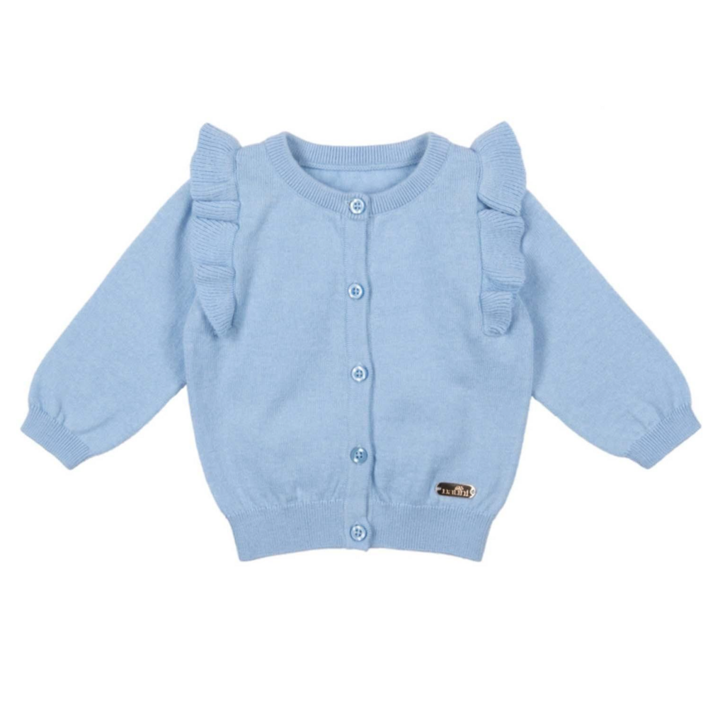 Cardigan Frill Blauw