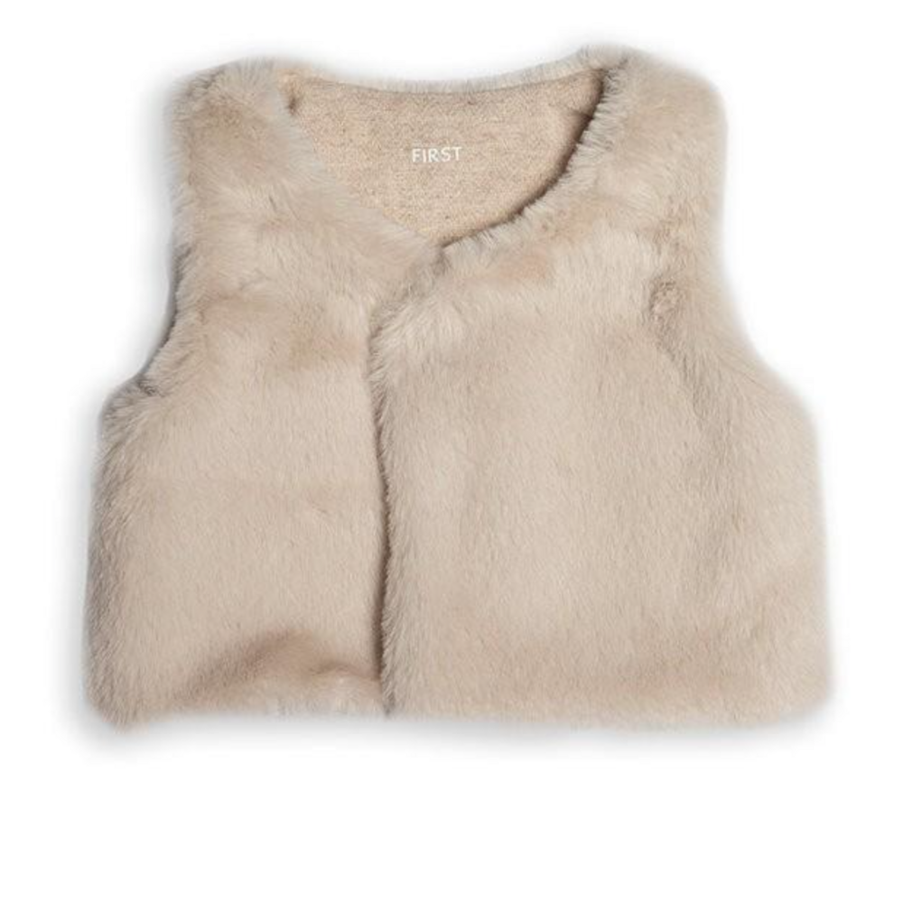 Bonten vest Beige