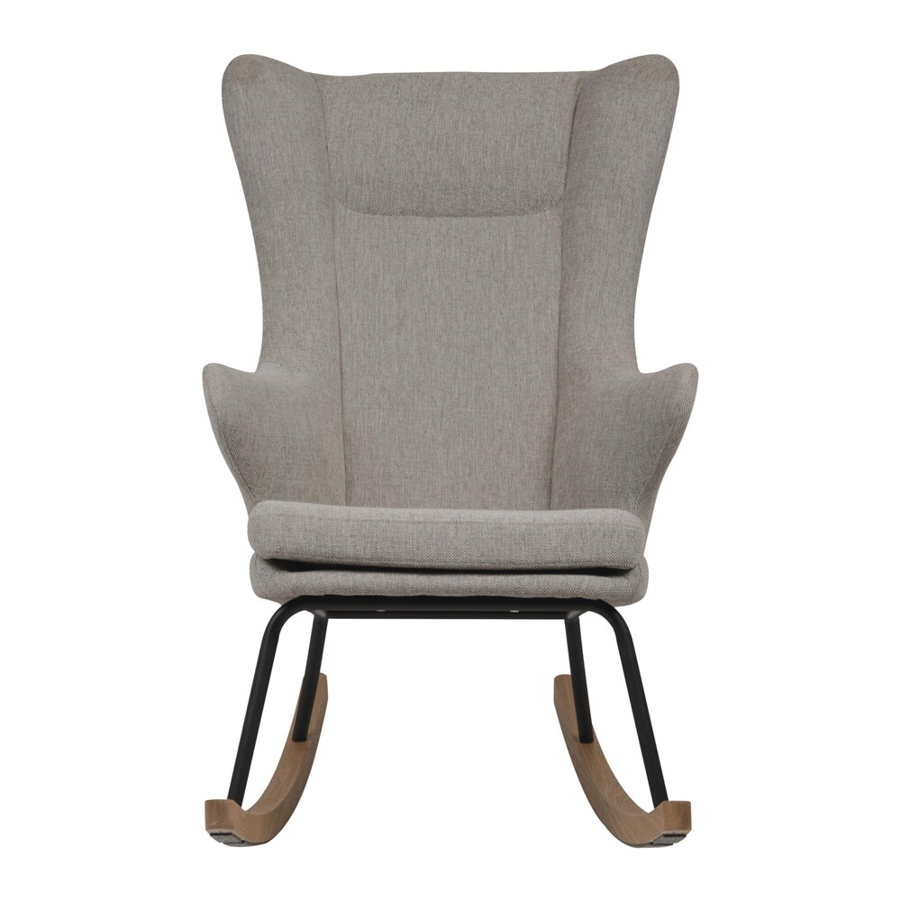 Rocking adult chair de luxe Sand grey