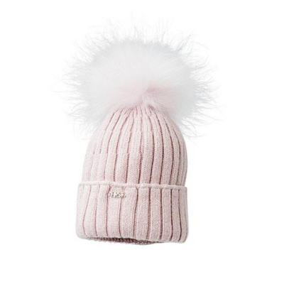 Muts vero met pompon Blush pink