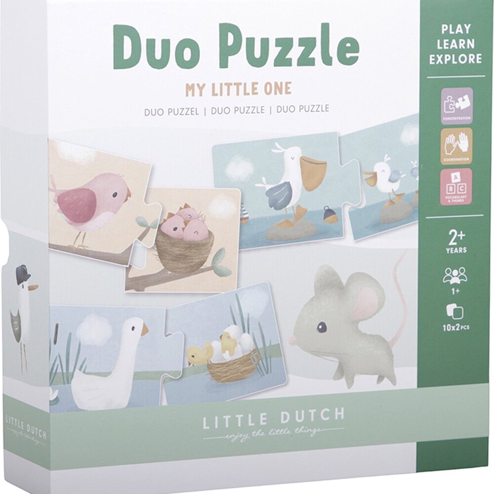 Duo puzzel Flowers & Butterflies FSC