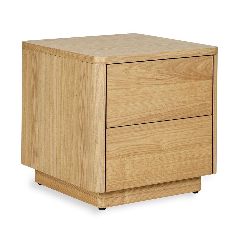 Night chest - 2 laden Natural ash wood