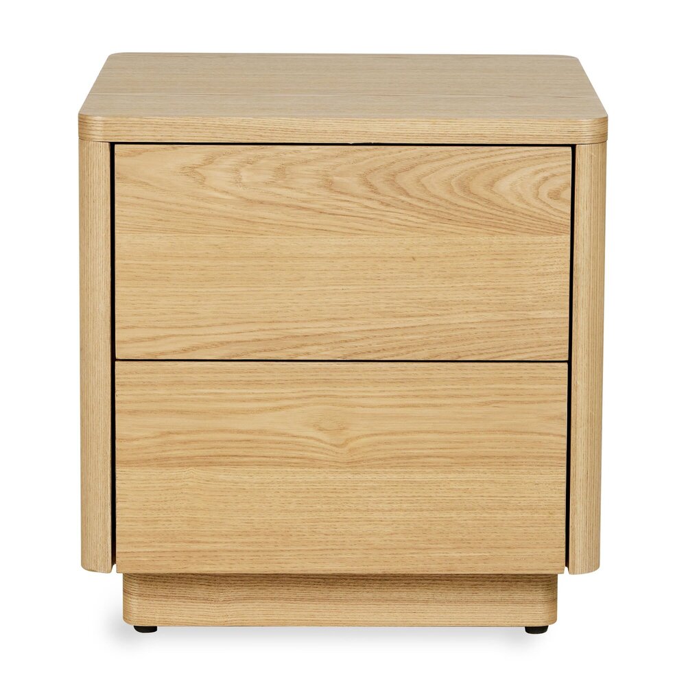Night chest - 2 laden Natural ash wood