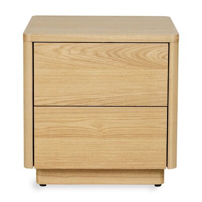 Night chest - 2 laden Natural ash wood