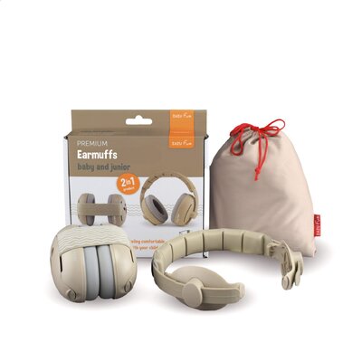 Gehoorbeschermer Baby & Junior Taupe
