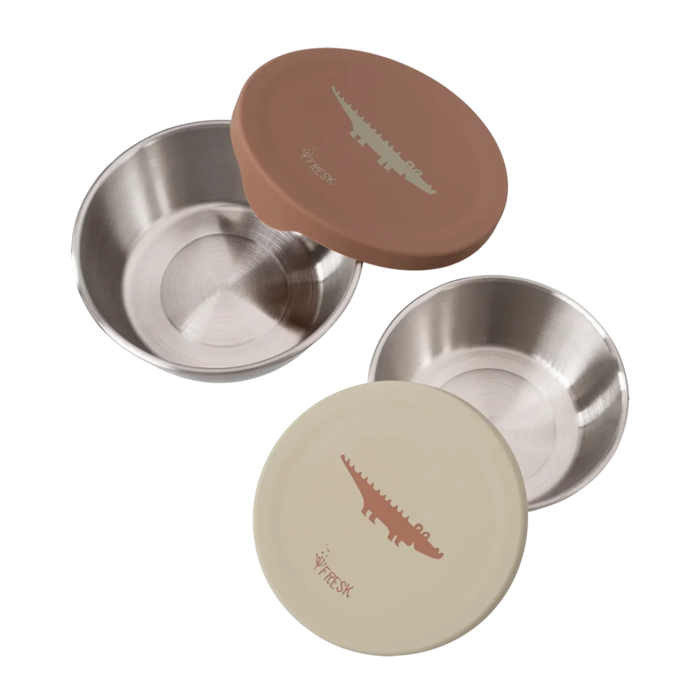 Snackbox set 2pcs. Crocodile