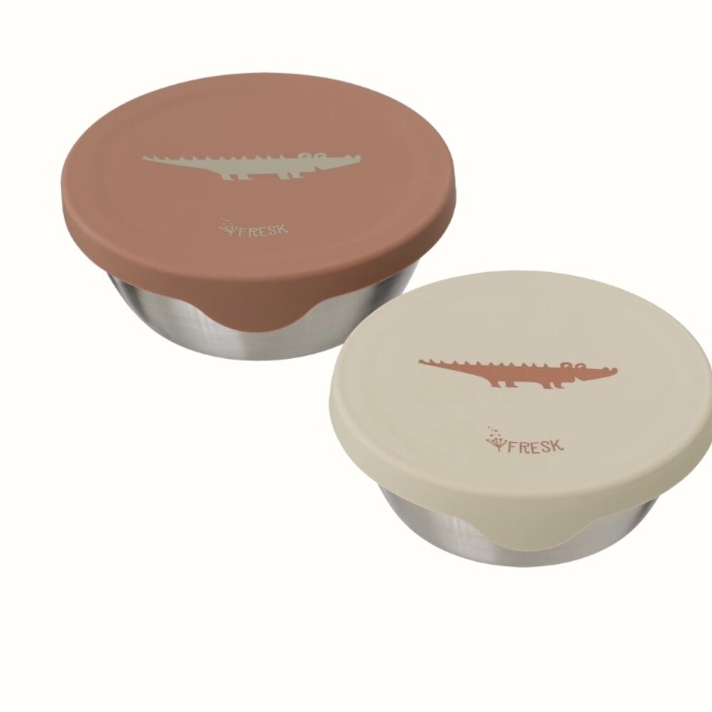 Snackbox set 2pcs. Crocodile