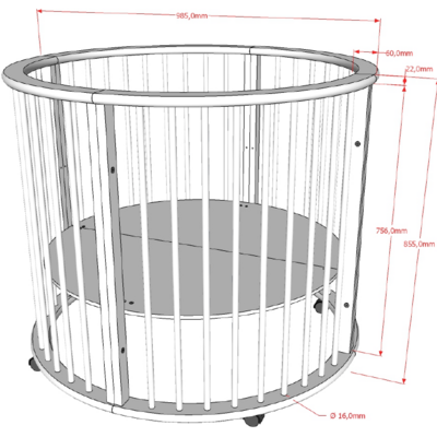 Park rond Dino Walnoot