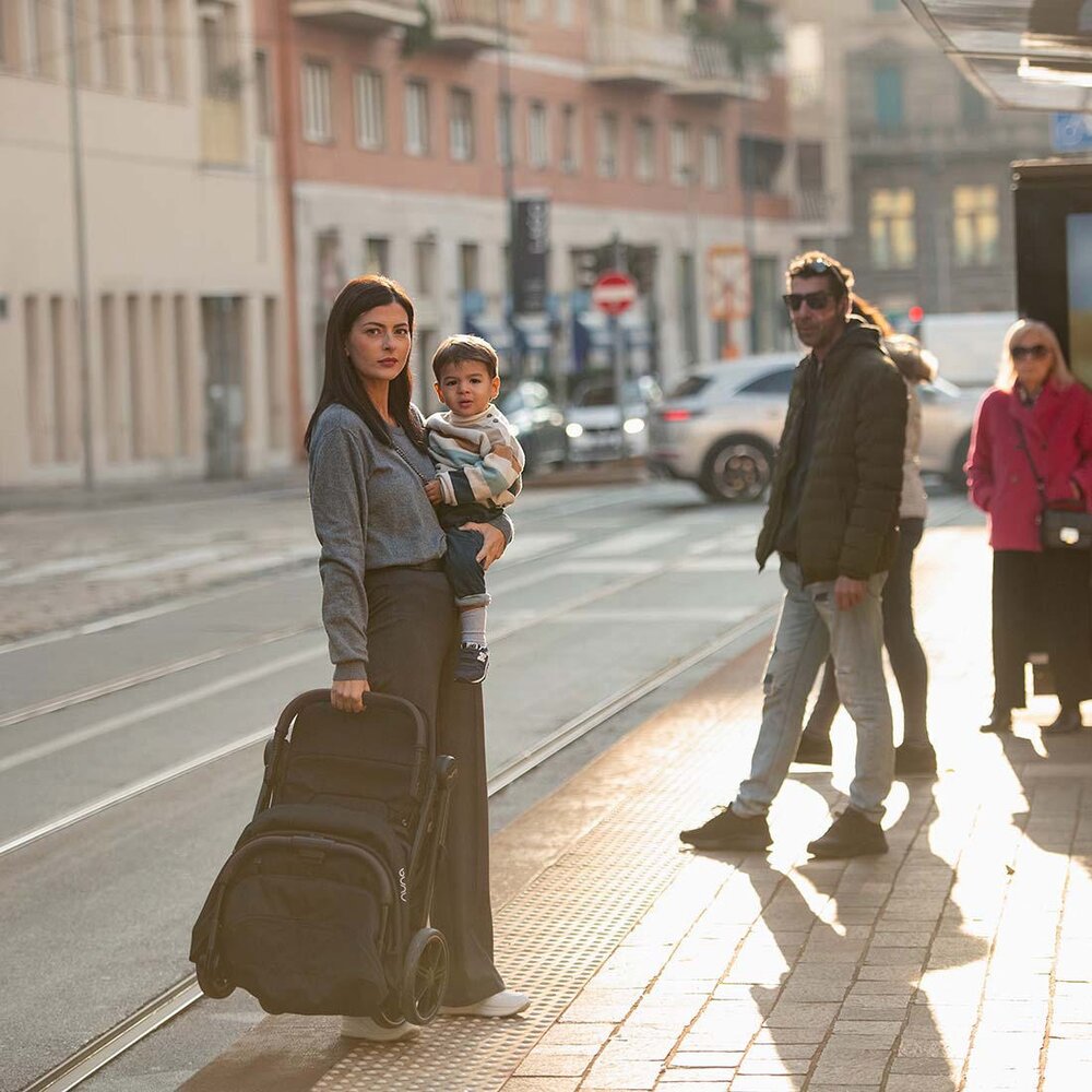 TRVL LX Buggy incl. regenhoes en draagtas Caviar