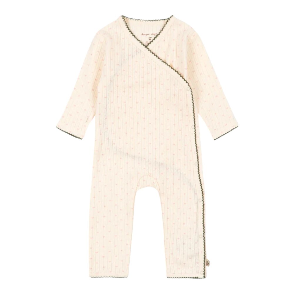 Minnie newborn onesie GOTS Minnie coeur