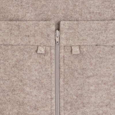 Voetenzak autostoel 0+ Merino Brushed Meadow Sand