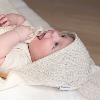 Badcape Grace - 75x85 Warm linen