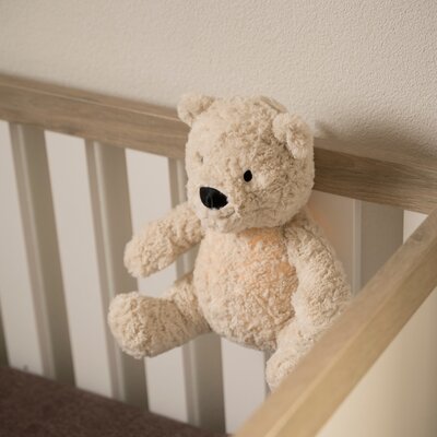 Bo de knuffelbeer met slaaptrainer Warm linen