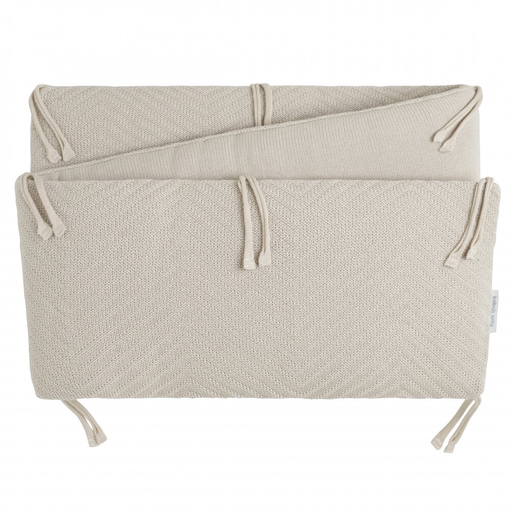 Bed/boxbumper Grace Warm linen