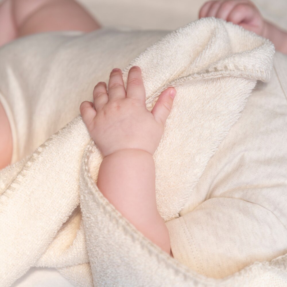 Badcape Grace - 75x85 Warm linen