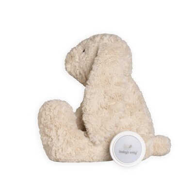 Bibi het knuffelkonijn met slaaptrainer Warm linen