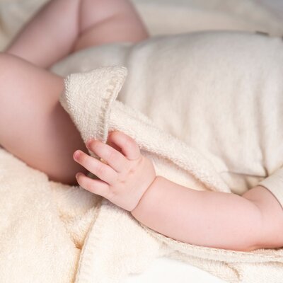 Badcape Grace - 75x85 Warm linen