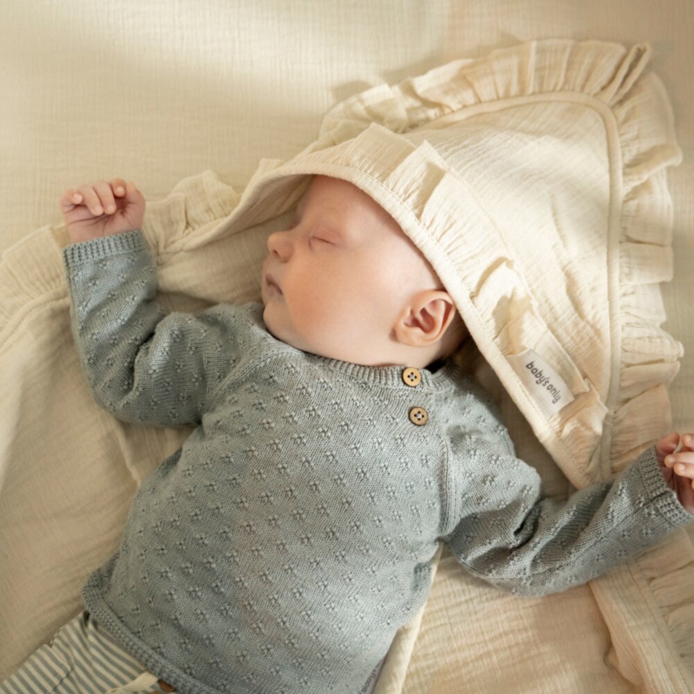 Boxkleed Calm  - 100x100 Warm linen