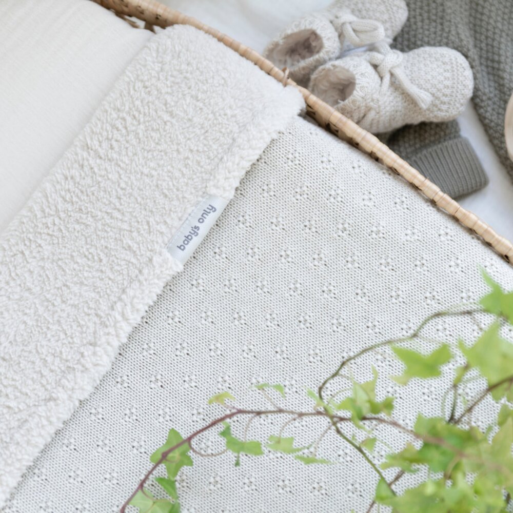 Wiegdeken teddy Mood warm linen