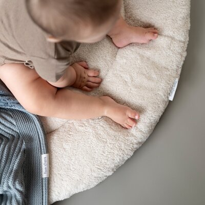 Boxkleed Cozy - Ø90 cm Warm linen