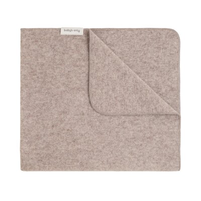 Ledikantdeken Merino Brushed Meadow Sand