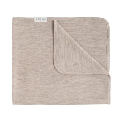 Ledikantdeken Merino Fine Meadow Ecru