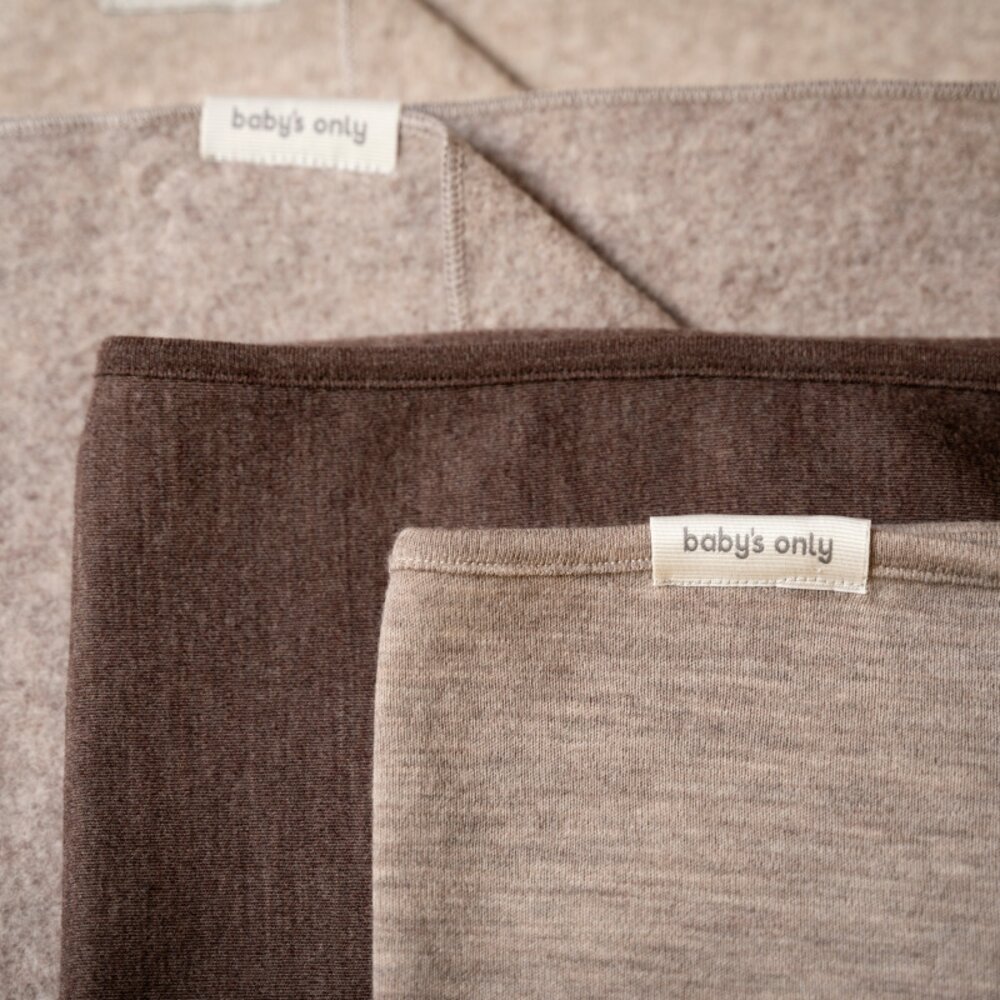 Ledikantdeken Merino Fine Meadow Taupe