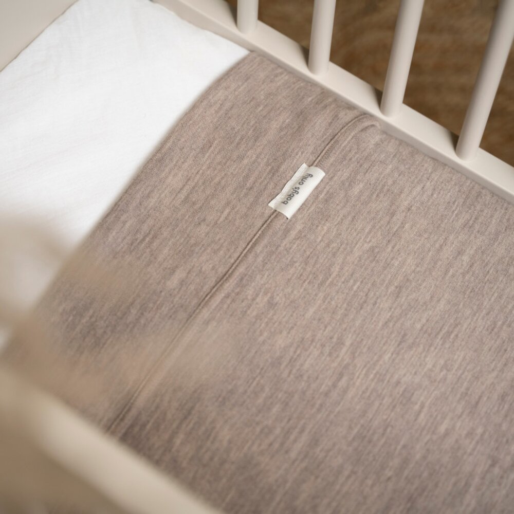 Ledikantdeken Merino Fine Meadow Sand