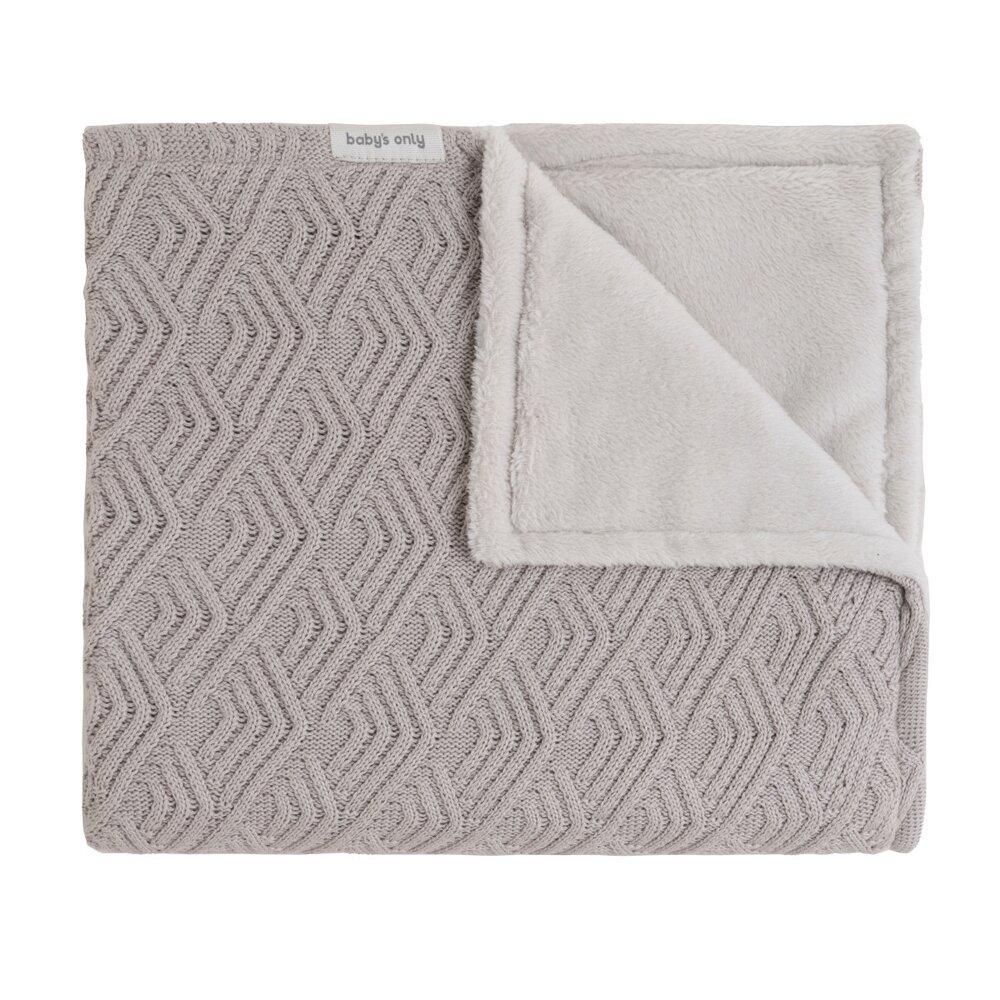 Ledikantdeken teddy Sierra Urban taupe