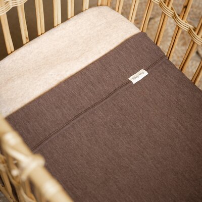 Ledikantdeken Merino Fine Meadow Taupe