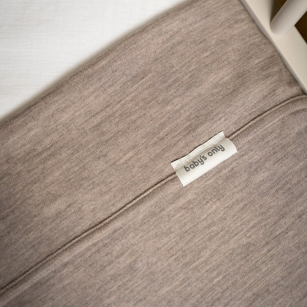 Ledikantdeken Merino Fine Meadow Sand