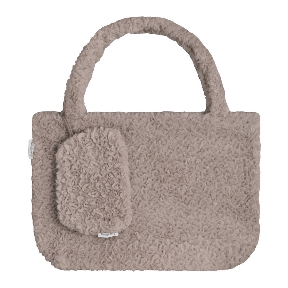 Mombag met etui Snow taupe taupe