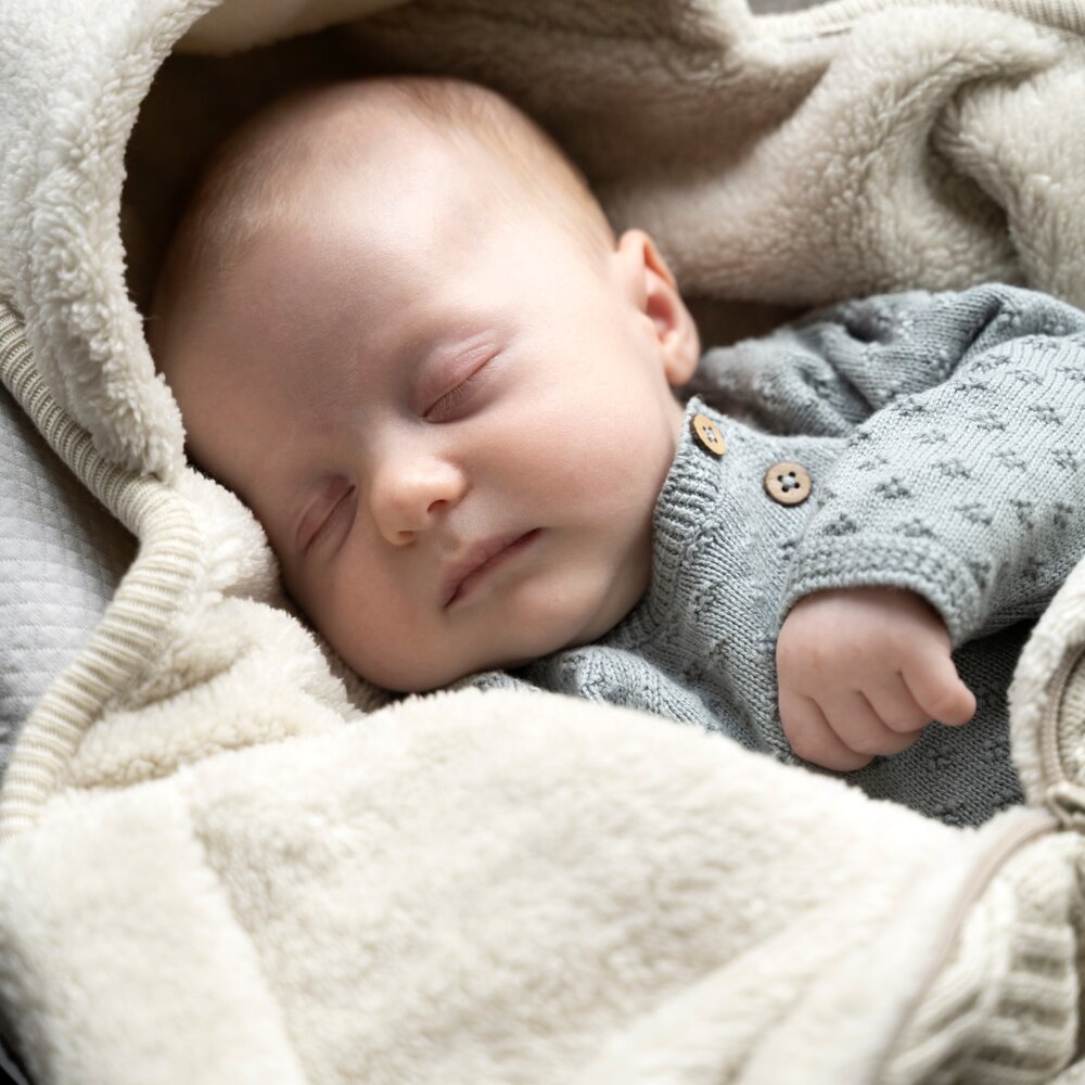 Voetenzak autostoel 0+ Sierra Warm linen