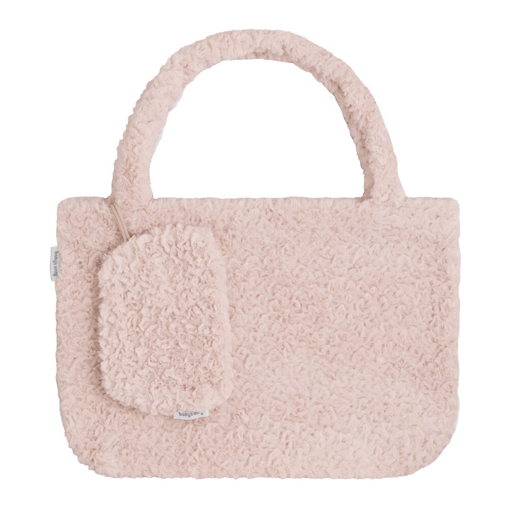 Mombag met etui Snow oud roze
