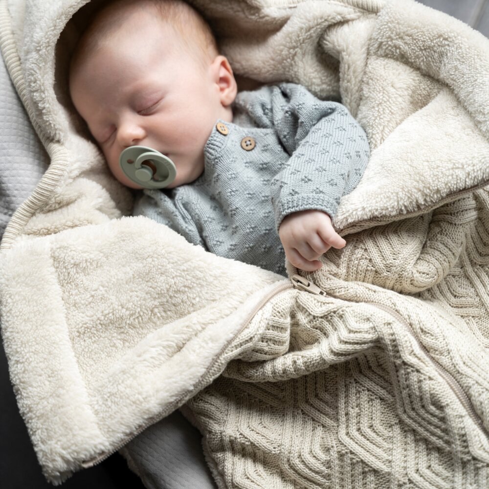 Voetenzak autostoel 0+ Sierra Warm linen