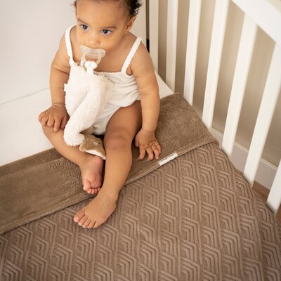 Wiegdeken teddy Sierra Clay