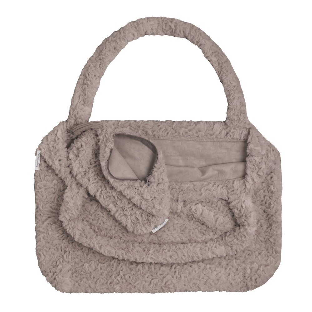 Mombag met etui Snow taupe taupe