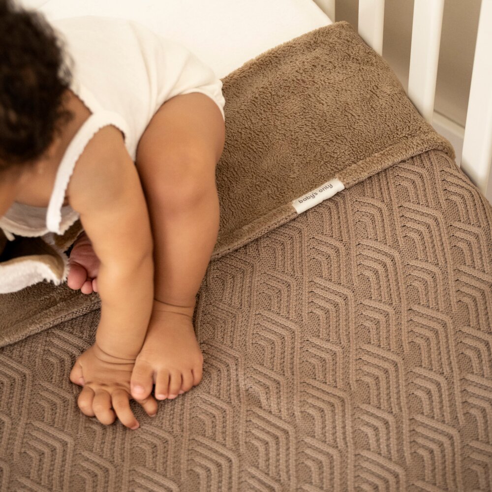 Wiegdeken teddy Sierra Clay