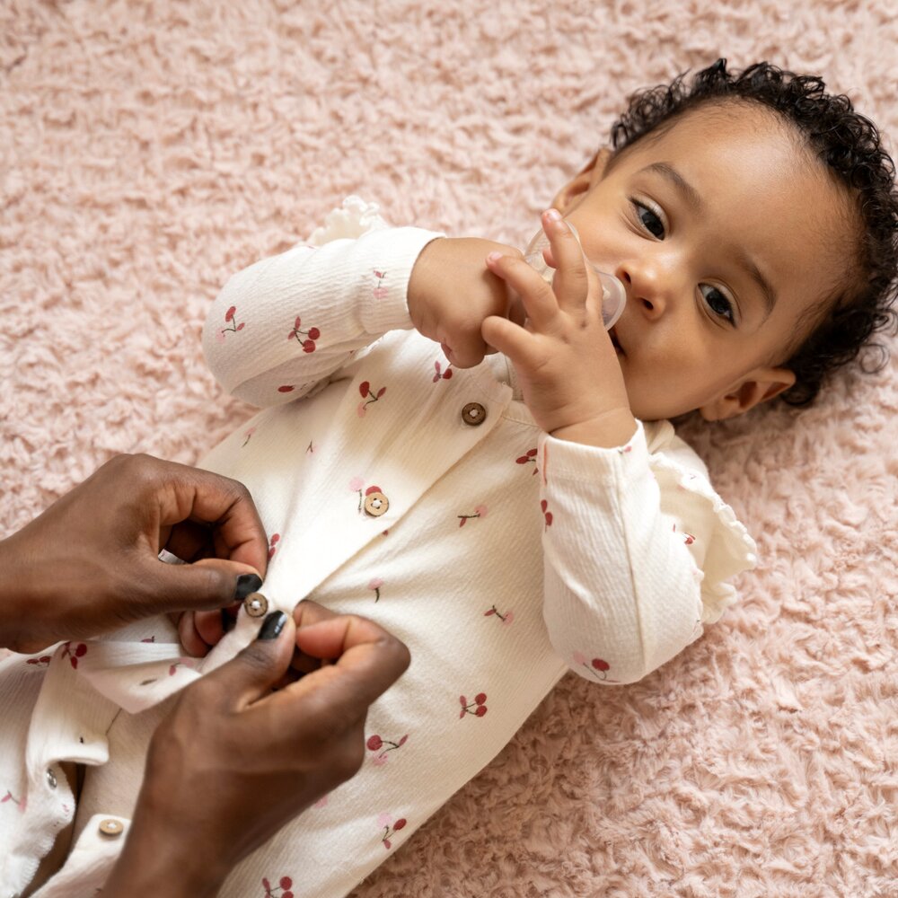 Boxkleed Snow - Ø90 cm Oud roze