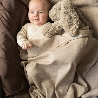 Bibi het knuffelkonijn met slaaptrainer Taupe