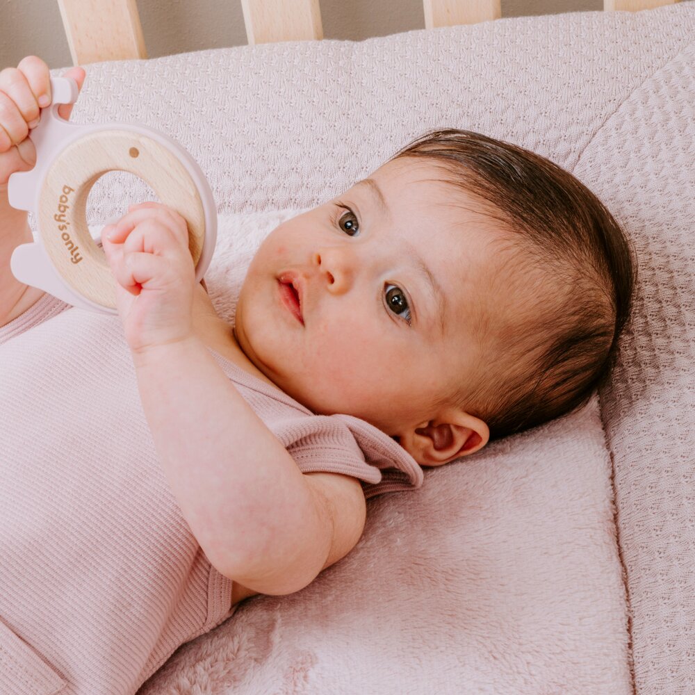 Bijtring olifant Oud roze