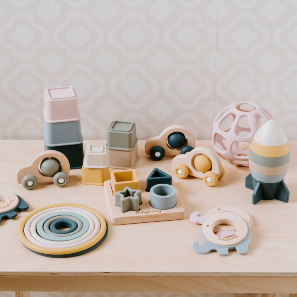 Bijtring olifant Grijs