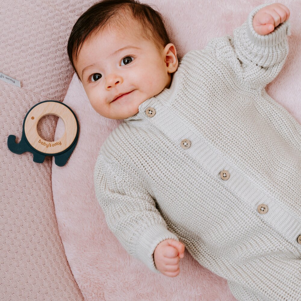 Bijtring olifant Vintage blue