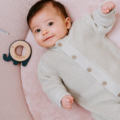 Bijtring olifant Vintage blue